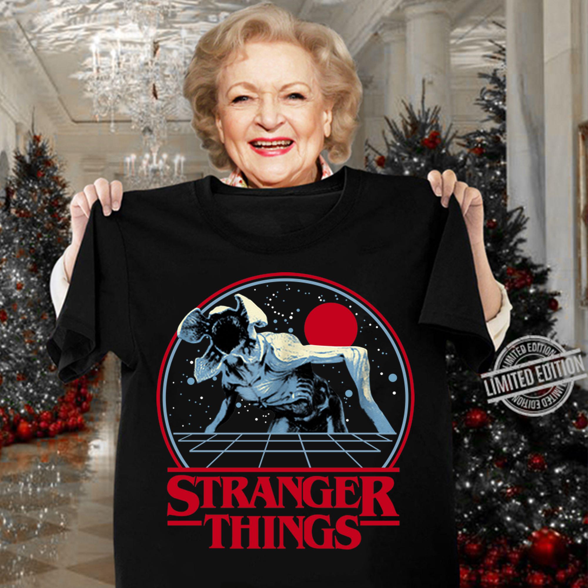 Netflix Stranger Things Demogorgon Circle Horror Movie t-shirt