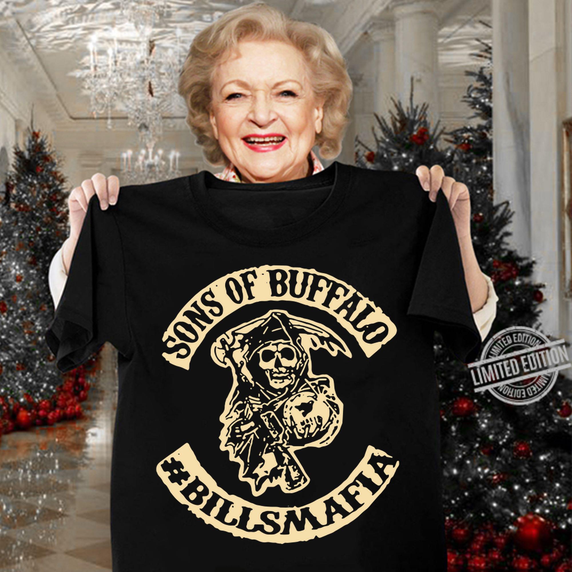 Skeleton Death Sons Of Buffalo Bills Mafia t-shirt