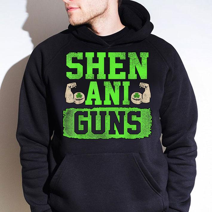 Official Funny Fitness Quote St Patricks Day Shenaniguns Gains t-shirt