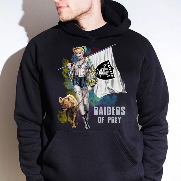 Harley Quinn Oakland Raiders Of Prey Oakland Raiders Flag t-shirt