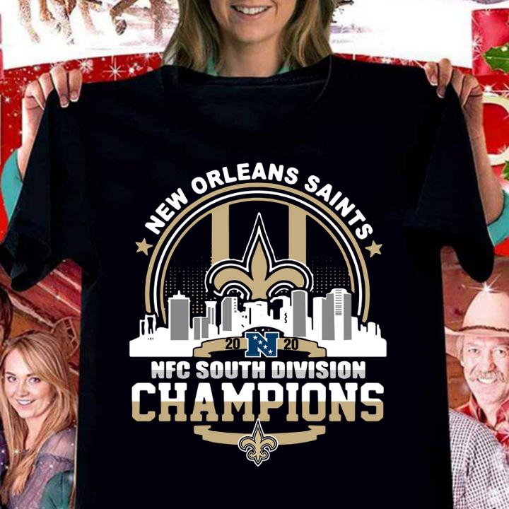 New Orleans Saints 2020 NFC South Division Champions t-shirt