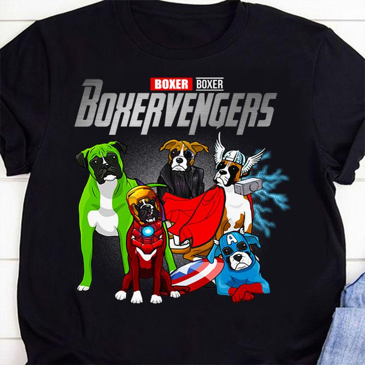 Boxer Boxervengers shirt, Marvel Avengers t-shirt 48 Clothing