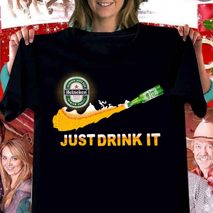 Heineken Beer Nike Just Drink It t-shirt