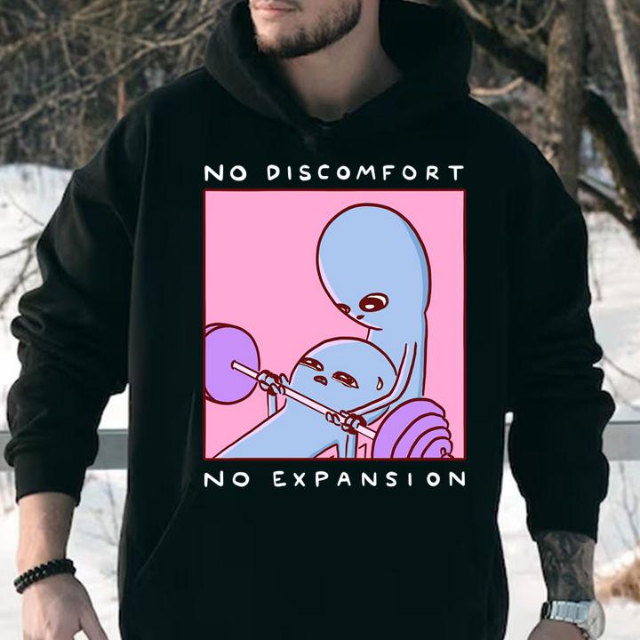 Strange Planet no discomfort no expansion t-shirt