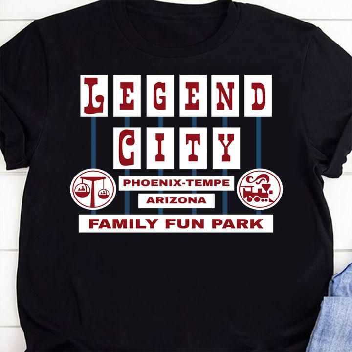 Legend City Phoenix Tempe Arizona Family Fun Park t-shirt 1 Clothing, Fashion Week