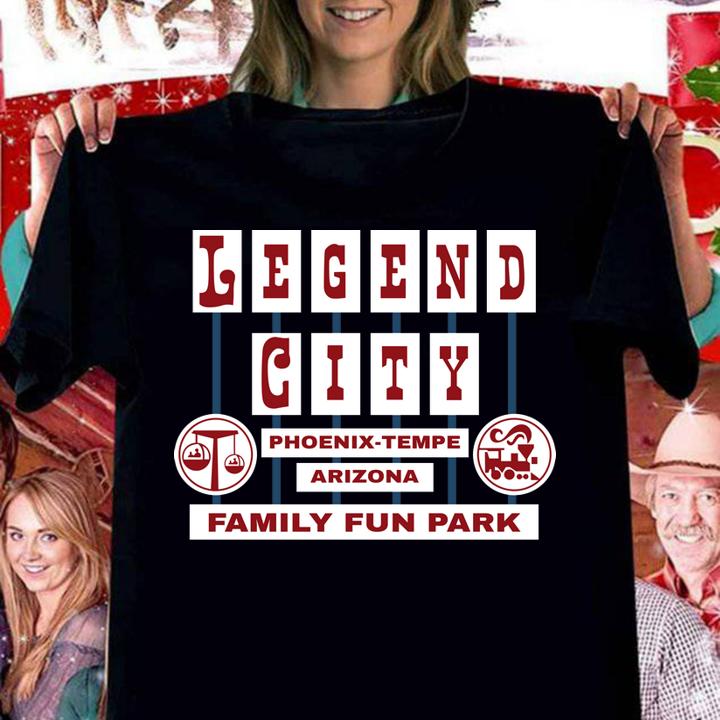 Legend City Phoenix Tempe Arizona Family Fun Park t-shirt