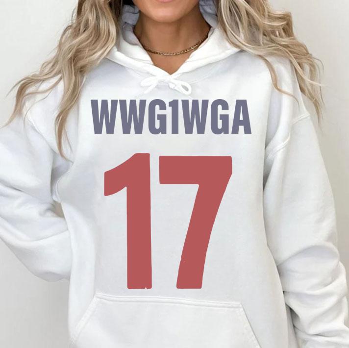 We Are Q Wwg1wga 17 backside t-shirt