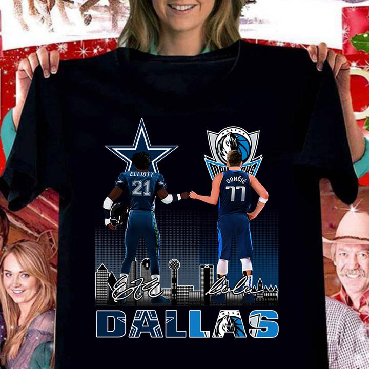 Dallas Sports Teams Signatures t-shirt