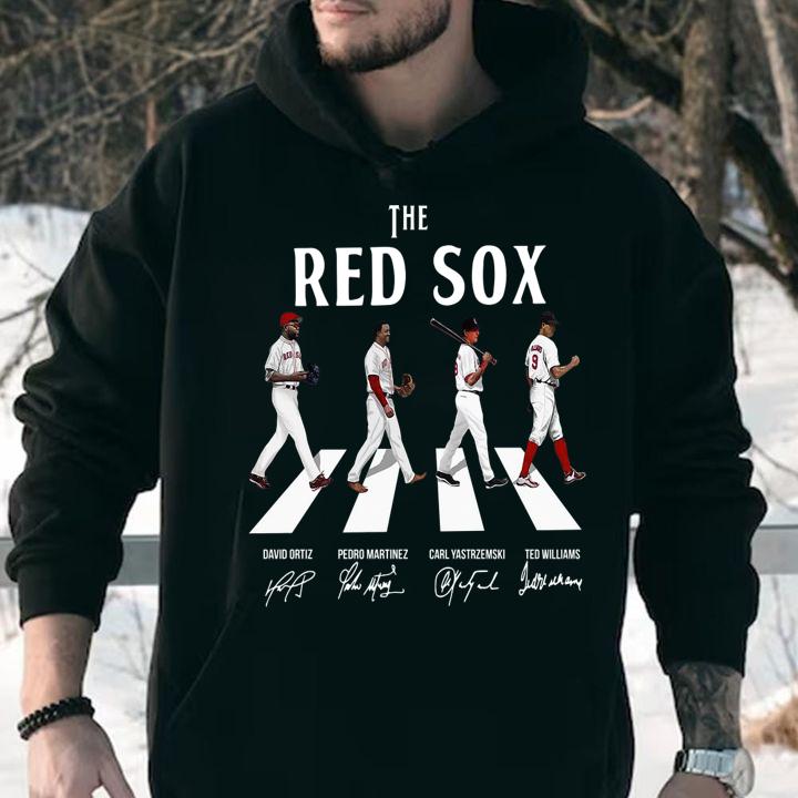 The Boston Red Sox Walking The Abbey Road Signatures t-shirt