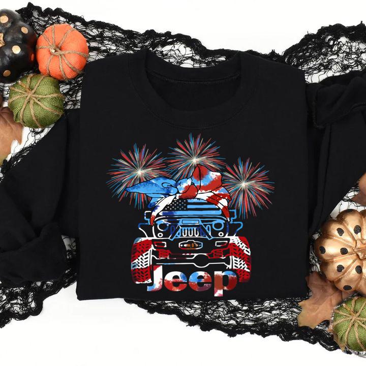 Jeep Happy Independence Day t-shirt