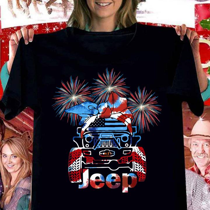 Jeep Happy Independence Day t-shirt