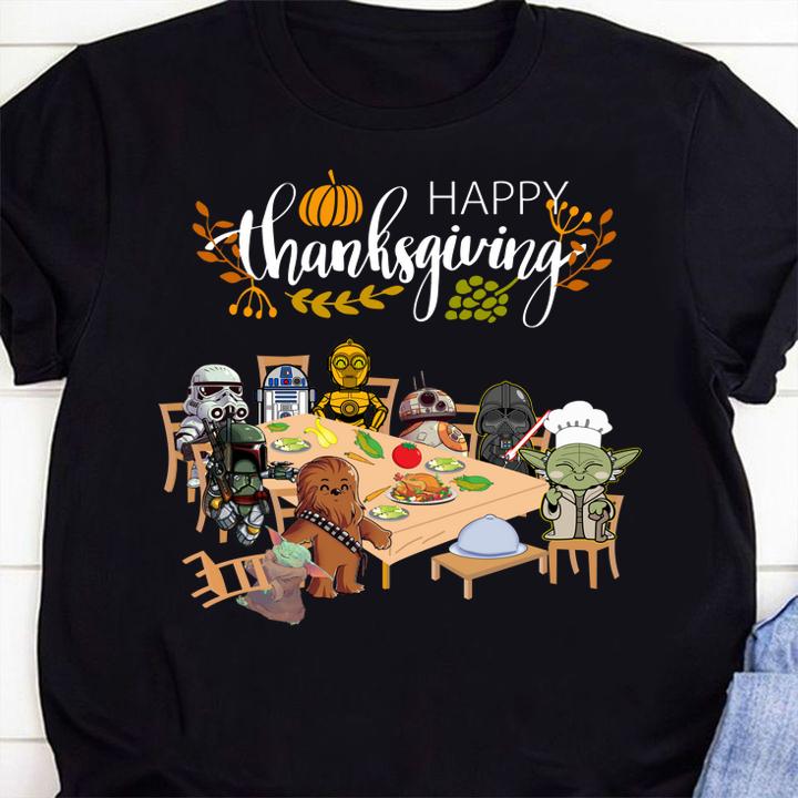 Star Wars Happy Thanksgiving t-shirt 11 Fashion Week