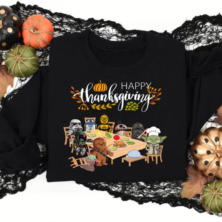 Star Wars Happy Thanksgiving t-shirt