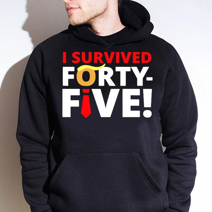 Biden Harris Democrats Won The Election I Survived 45 t-shirt