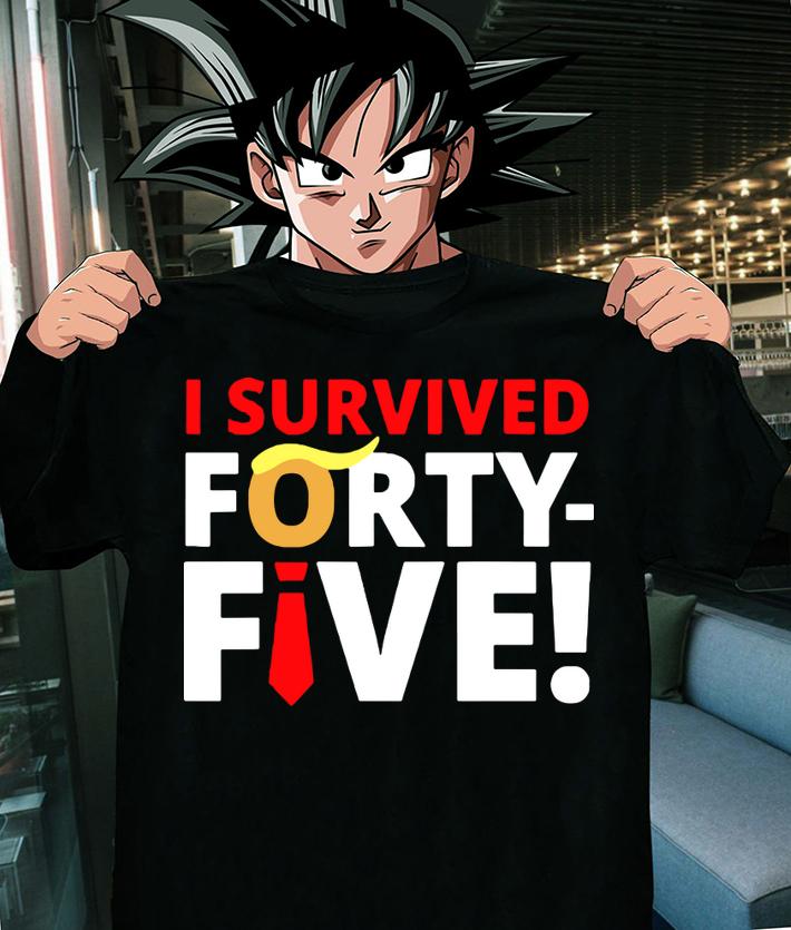 Biden Harris Democrats Won The Election I Survived 45 t-shirt