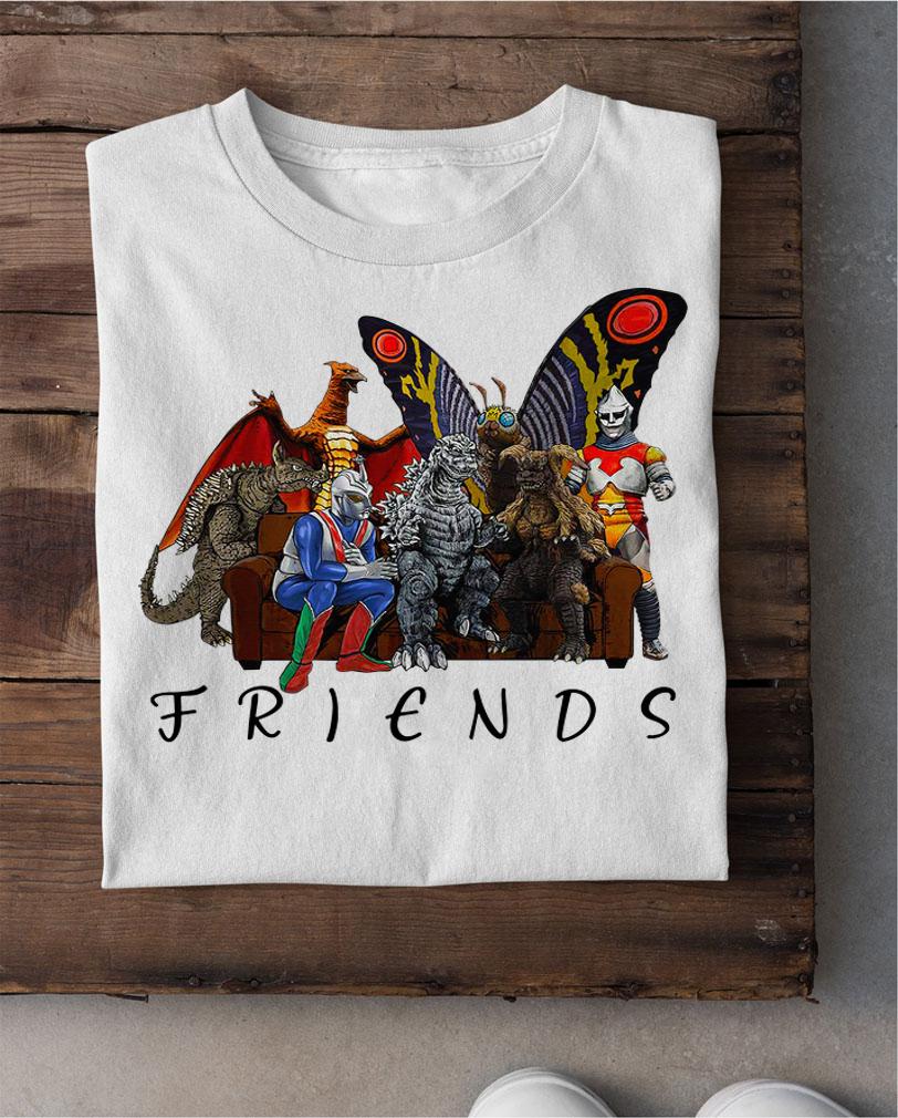 Friends The Ultra Series Godzilla t-shirt