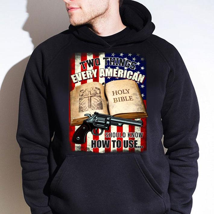 Two Things Every American Should Know How To Use Plain Front t-shirt