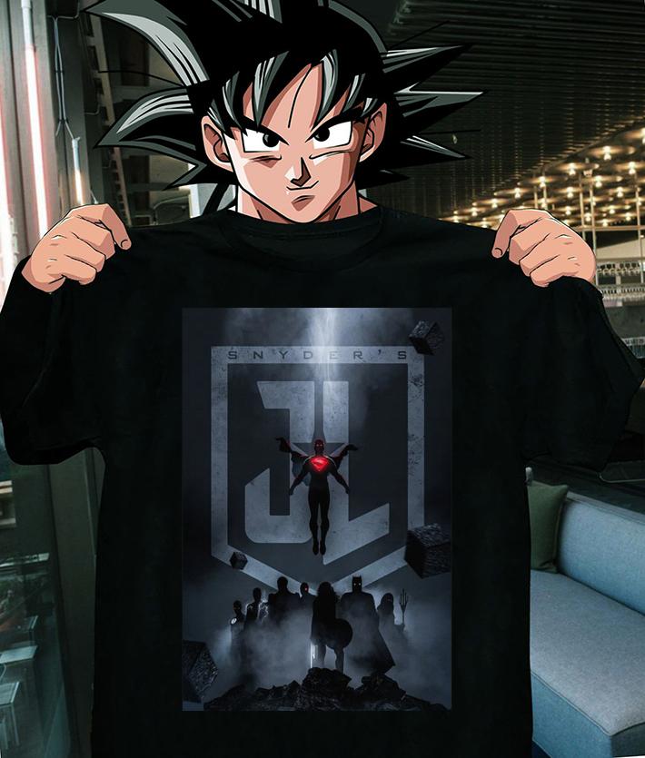 Zack Snyder's Justice League Poster Black And White t-shirt