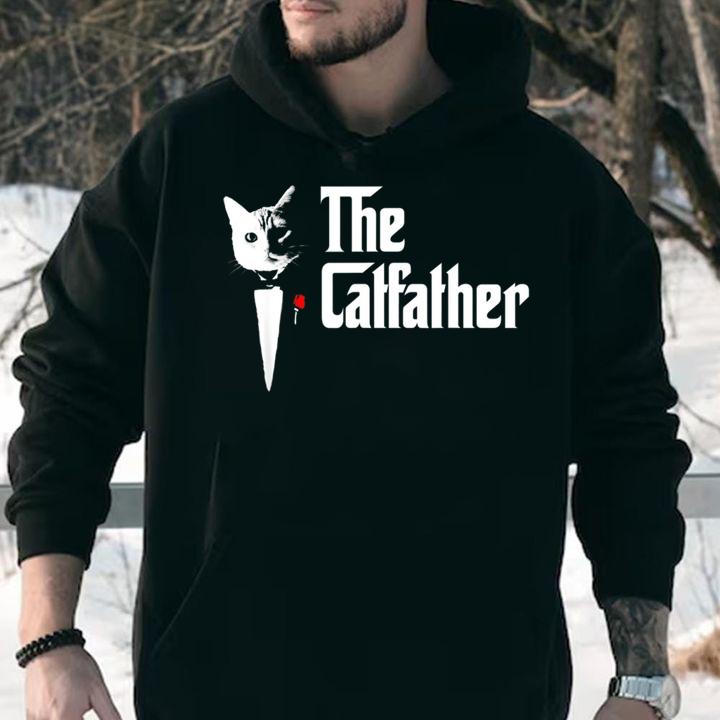 The Catfather Father Of Cats Funny Cat Dad t-shirt