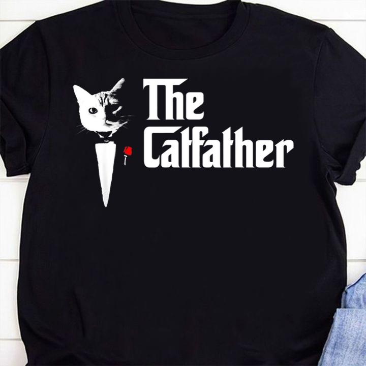 The Catfather Father Of Cats Funny Cat Dad t-shirt 66 Gameofthronesteeshirt News