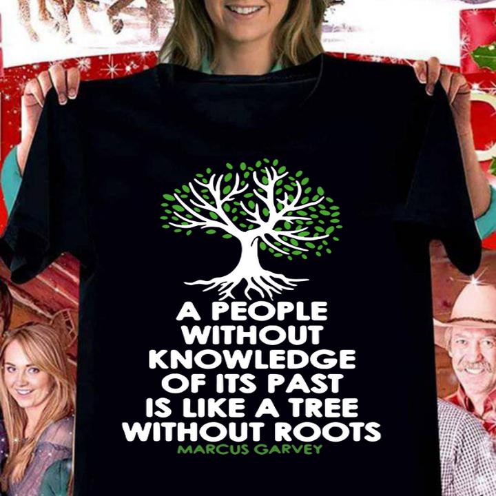 Black History Month Tree Without Root Black Is Beautiful t-shirt