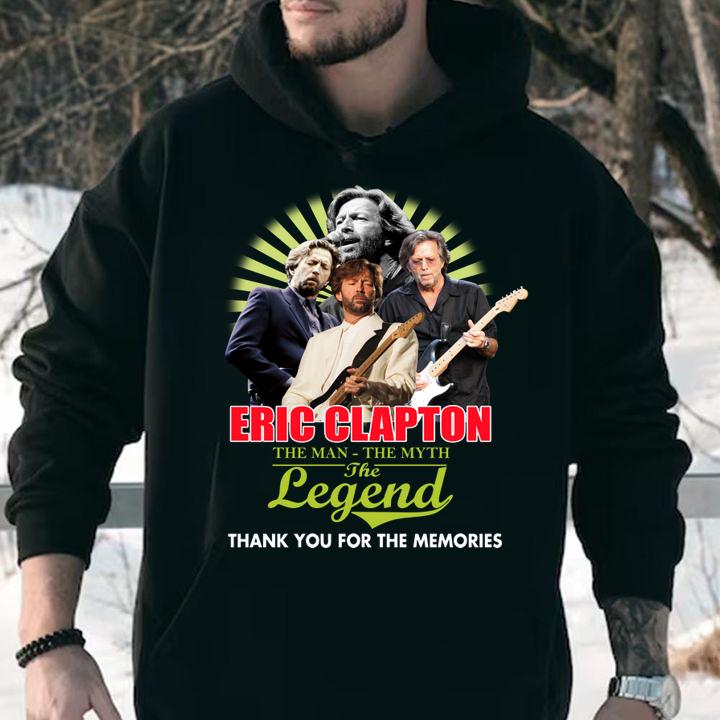 Eric Clapton The Man The Myth The Legend Thank You For The Memories t-shirt