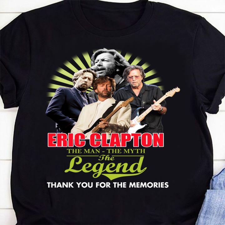 Eric Clapton The Man The Myth The Legend Thank You For The Memories t-shirt 55 Gameofthronesteeshirt News