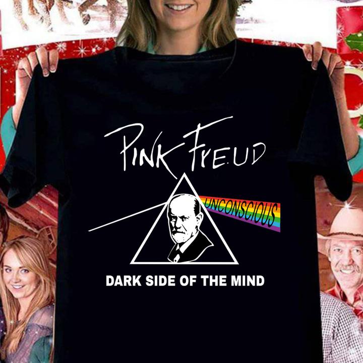 Pink Freud unconscious dark side of the mind t-shirt