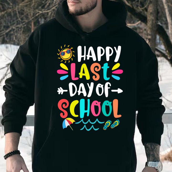 Happy Last Day Of School Teacher Student Graduation t-shirt