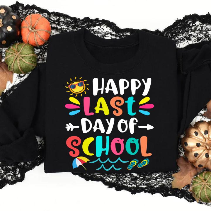 Happy Last Day Of School Teacher Student Graduation t-shirt