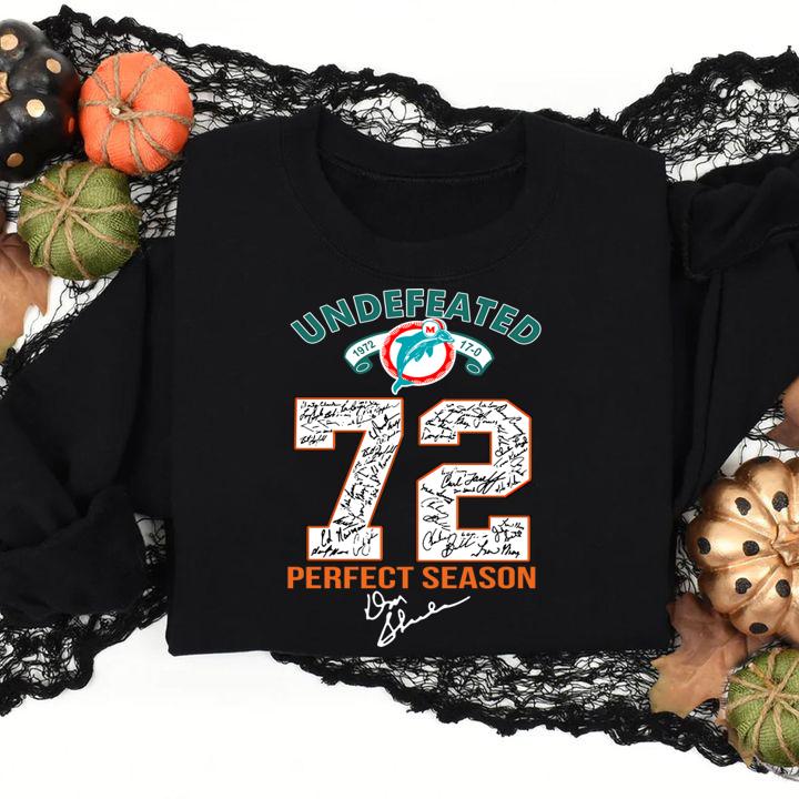 No.72 Undefeated Dolphins t-shirt