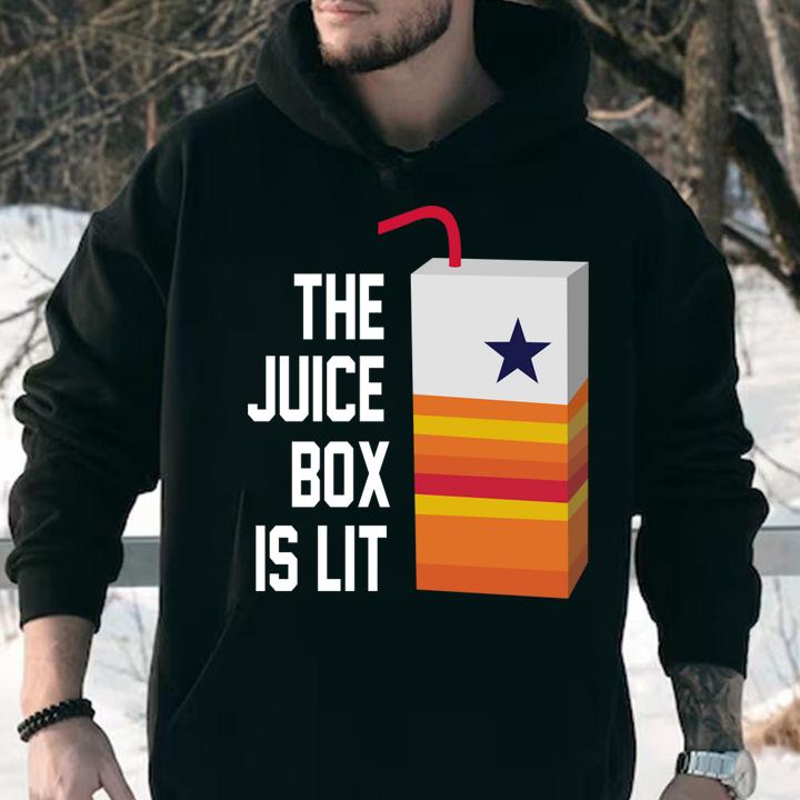 Premium The juice box is lit Houston Astros t-shirt