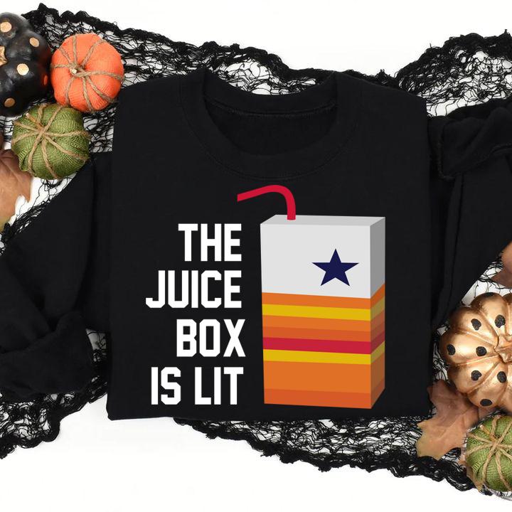 Premium The juice box is lit Houston Astros t-shirt
