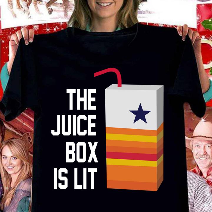 Premium The juice box is lit Houston Astros t-shirt
