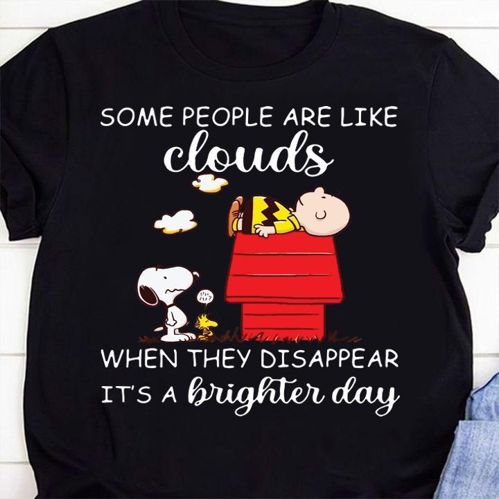 Some people are like clouds when they disappear its a brighter day snoopy t-shirt 9 Gameofthronesteeshirt News