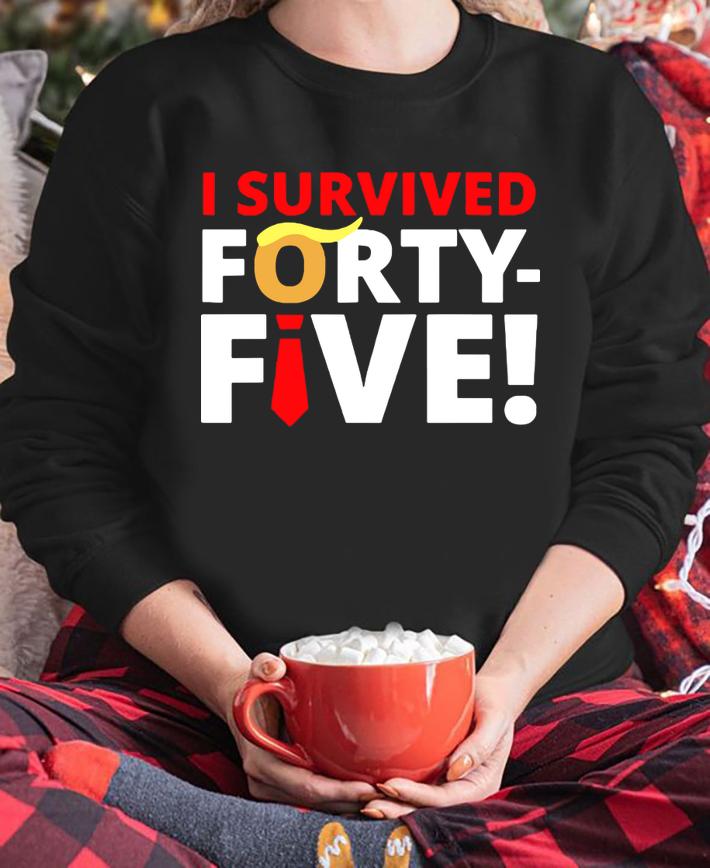 Biden Harris Democrats Won The Election I Survived 45 t-shirt