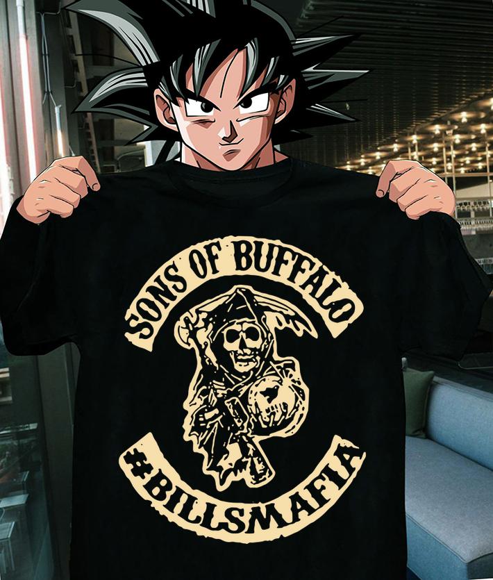 Skeleton Death Sons Of Buffalo Bills Mafia t-shirt