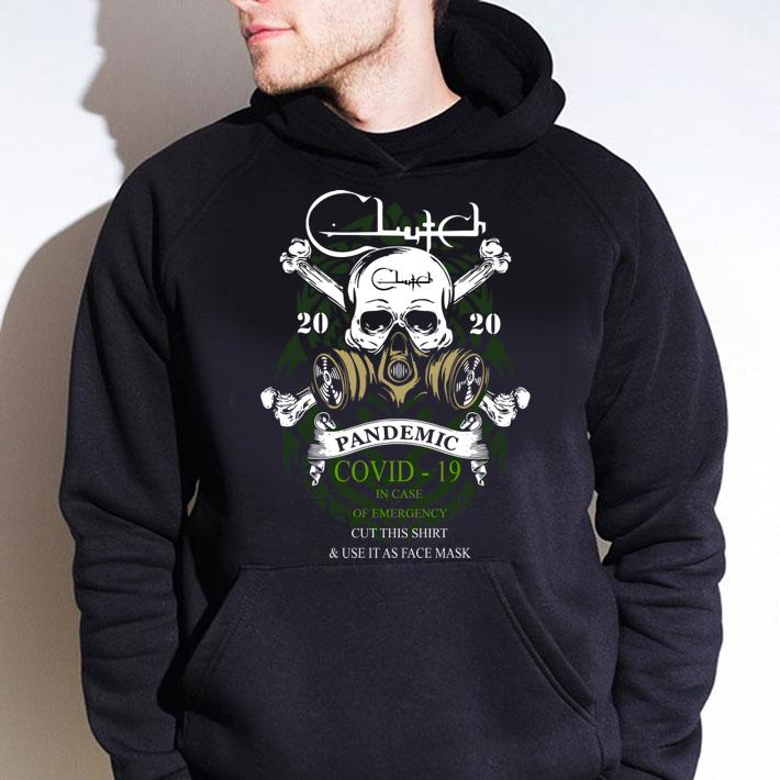 Skull Clutch Band 2020 Pandemic Covid-19 In Case Of Emergency t-shirt