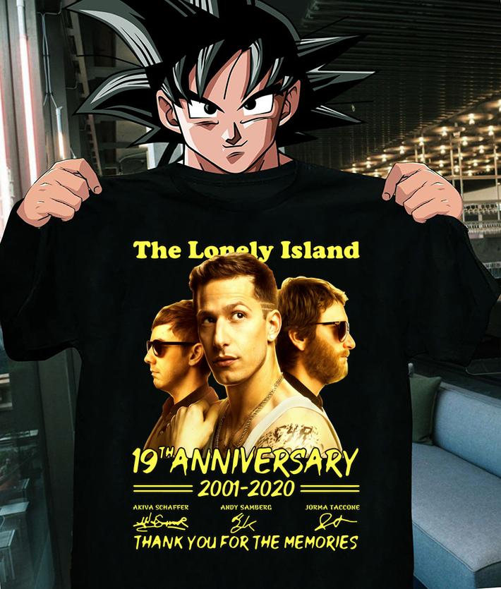 The Lonely Island 19th Anniversary 2001-2020 Thank You For The Memories Signature t-shirt