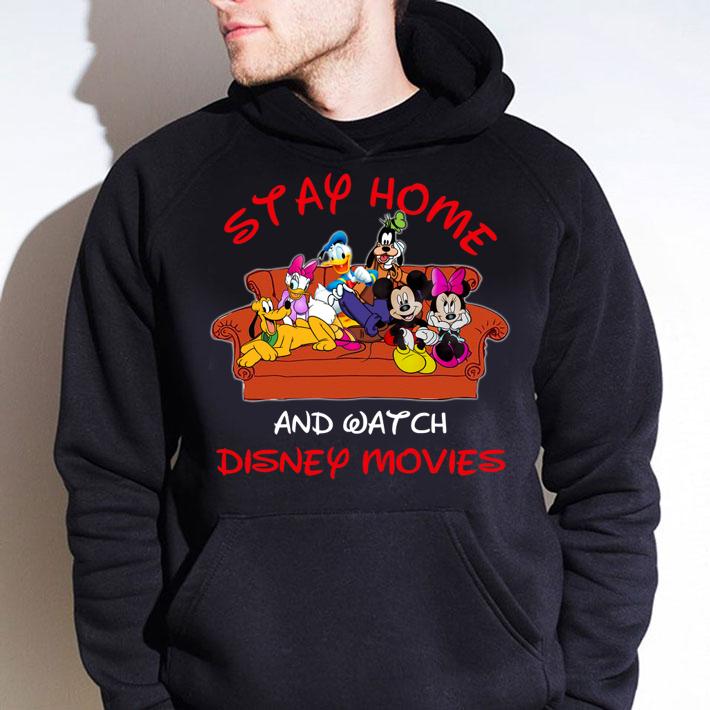 Mickey And Friends Stay Home And Watch Disney Movie t-shirt