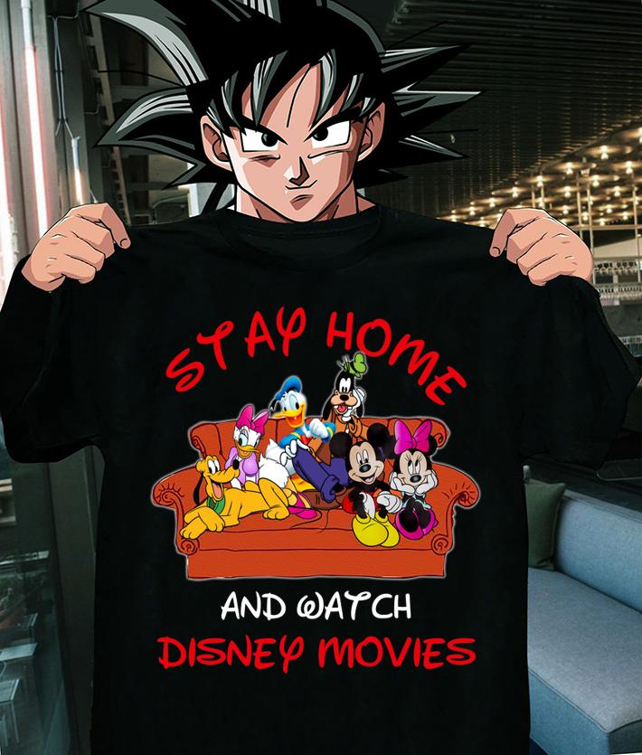 Mickey And Friends Stay Home And Watch Disney Movie t-shirt