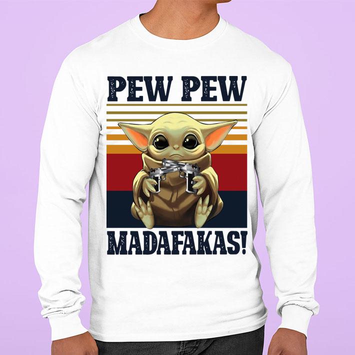 Baby Yoda Pew Pew Madafakas t-shirt