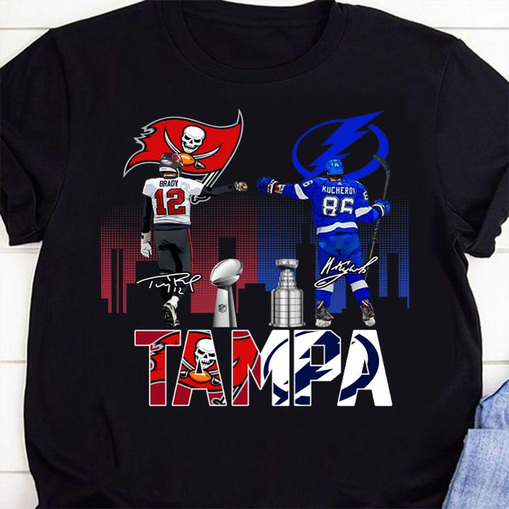 Tampay City Champions Tampa Bay Buccaneers Tampa Bay Lightning shirt t-shirt
