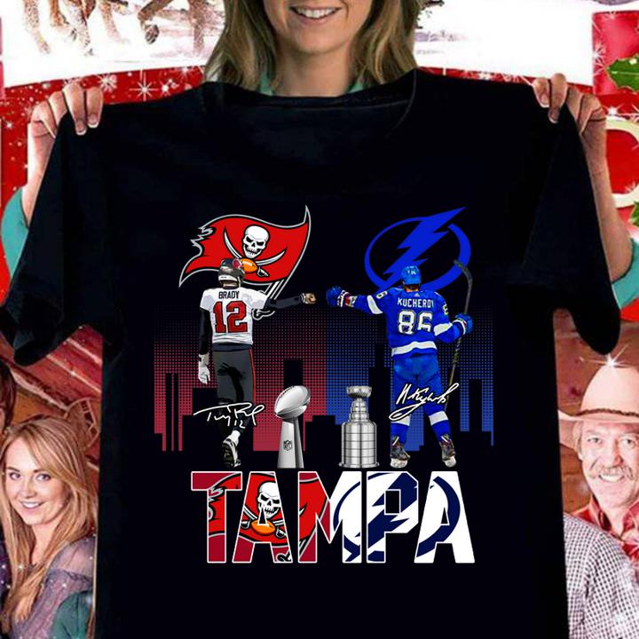 Tampay City Champions Tampa Bay Buccaneers Tampa Bay Lightning shirt t-shirt