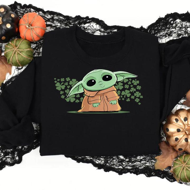 Star Wars The Mandalorian The Child Green St. Patrick's Day t-shirt