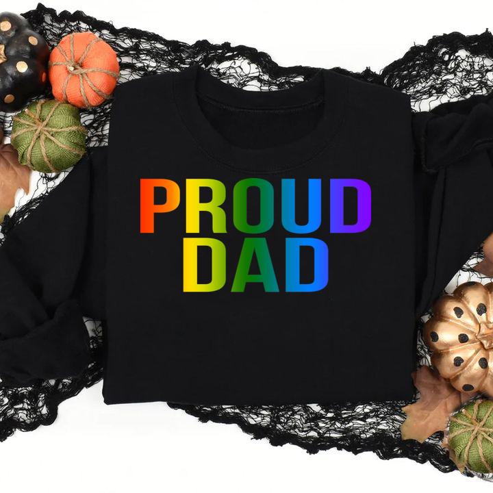 LGBT Pride Proud Dad t-shirt