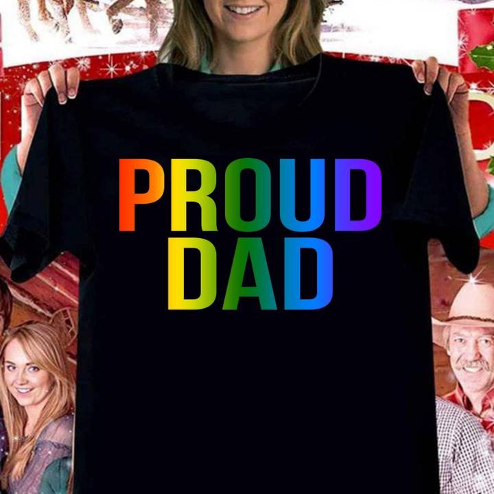 LGBT Pride Proud Dad t-shirt
