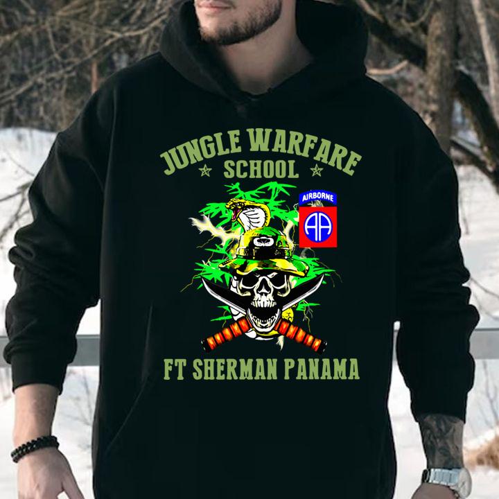 Original JOTC Airborne jungle warfare school ft sherman panama t-shirt