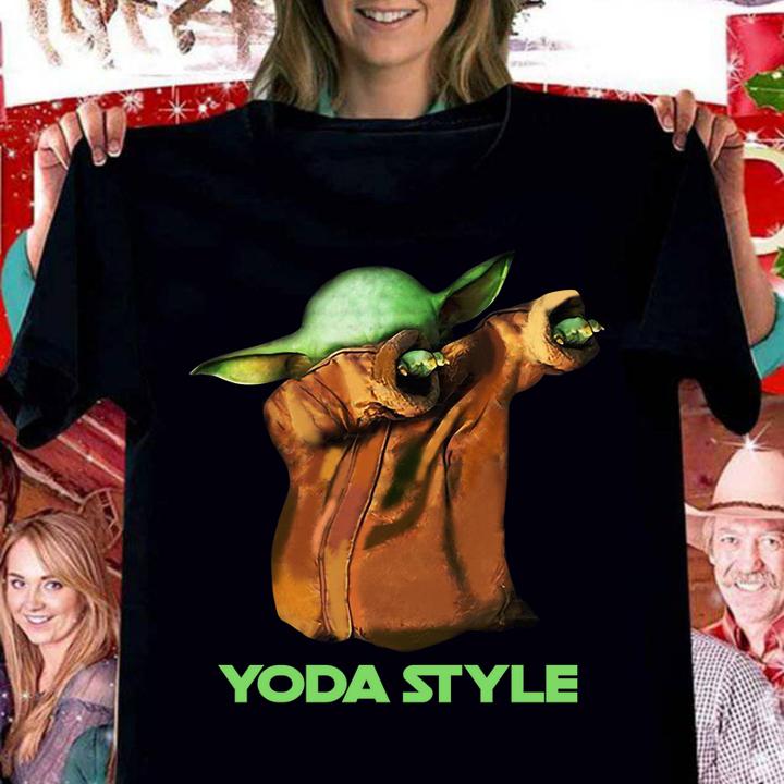 Dabbing Baby Yoda Style Star Wars t-shirt