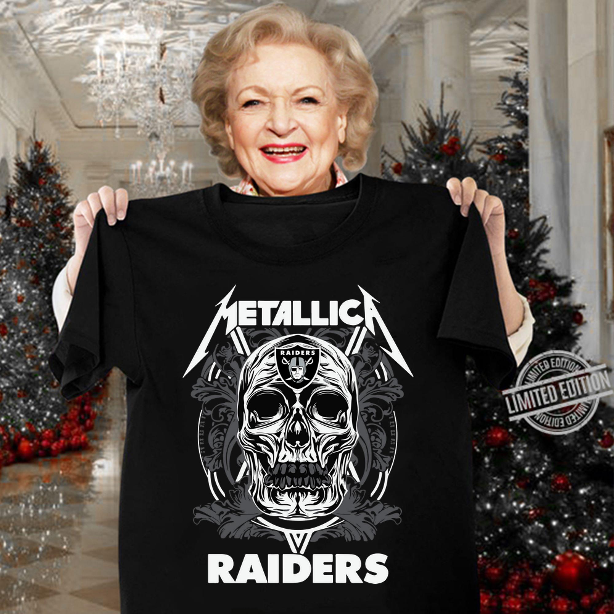 Skull Metallica Raiders t-shirt woman shirt